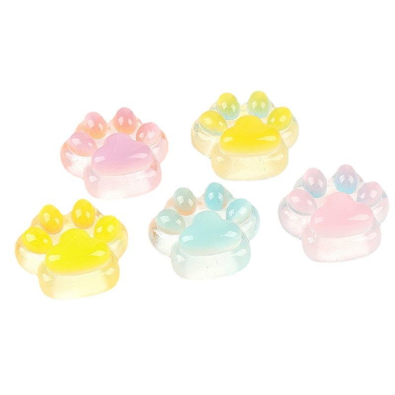 Charm mèo móng phát sáng DIY trang trí điện thoại (FF-219)