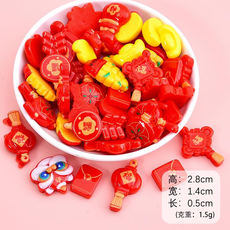 Rắn Thần Tài năm Tỵ resin, phụ kiện DIY (NX-710)
