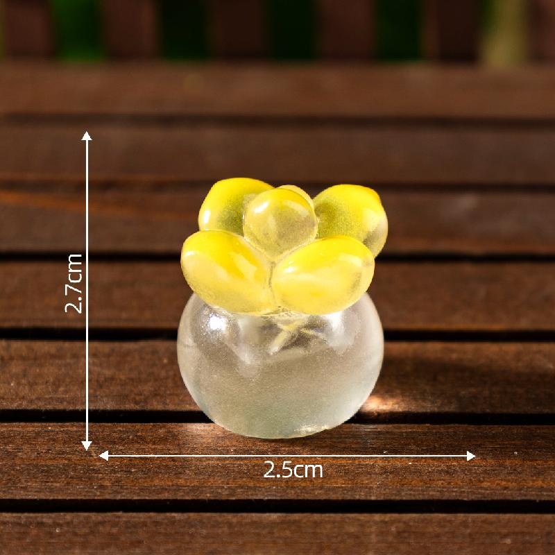 Tiểu cảnh xương rồng mini phát sáng DIY, phụ kiện tiểu cảnh mini bàn treo cute (ZC-1145)