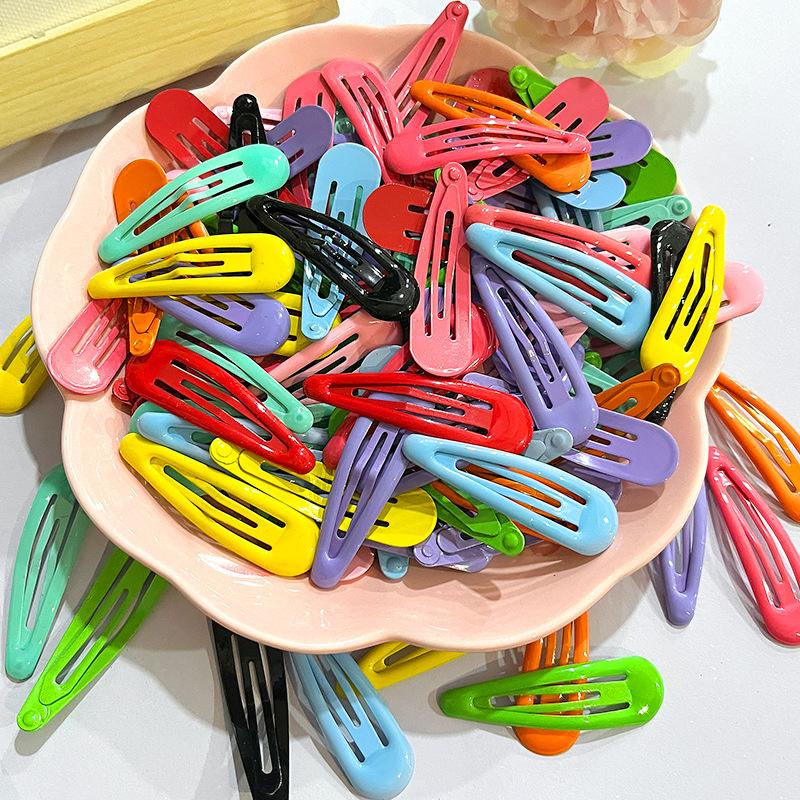 Phụ Kiện Nhỏ Xinh Kẹp tóc BB kim loại, phụ kiện DIY, kẹp mỏ vịt, kem giả (NX-614)