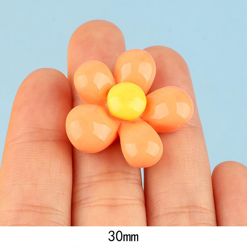 Charm LaBuBu 亮面肉肉花彩色 大小diy奶油胶手机壳冰箱贴发夹饰品树脂配件批发