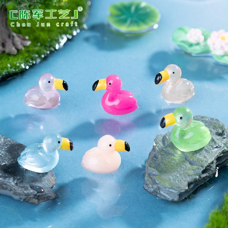 Flamingo phát sáng - phụ kiện DIY, mô hình nhỏ cho cảnh quan vườn (ZC-1420)