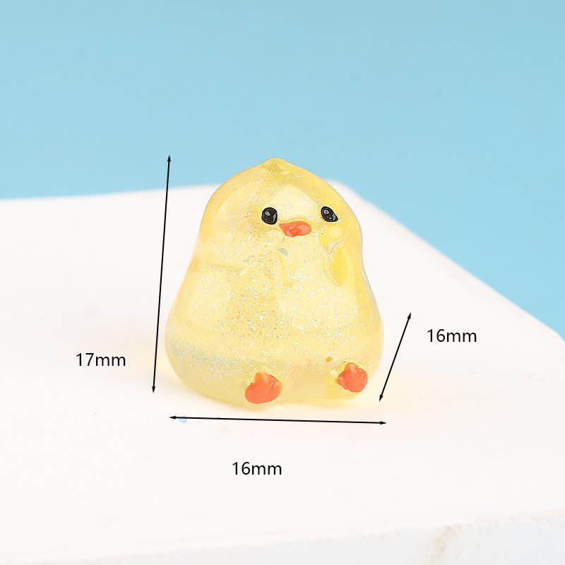 Charm gà mini DIY tiểu cảnh xe hơi (FF-369)