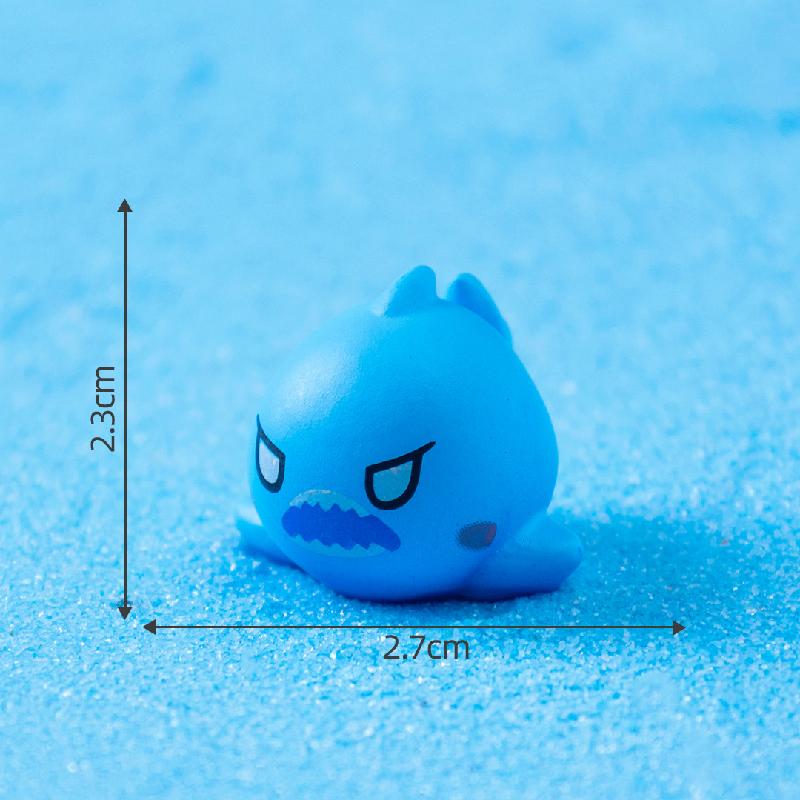 Tiểu cảnh cá rồng sáu cạnh nhiều màu, búp bê DIY, phụ kiện bàn tiểu cảnh mini (ZC-601)