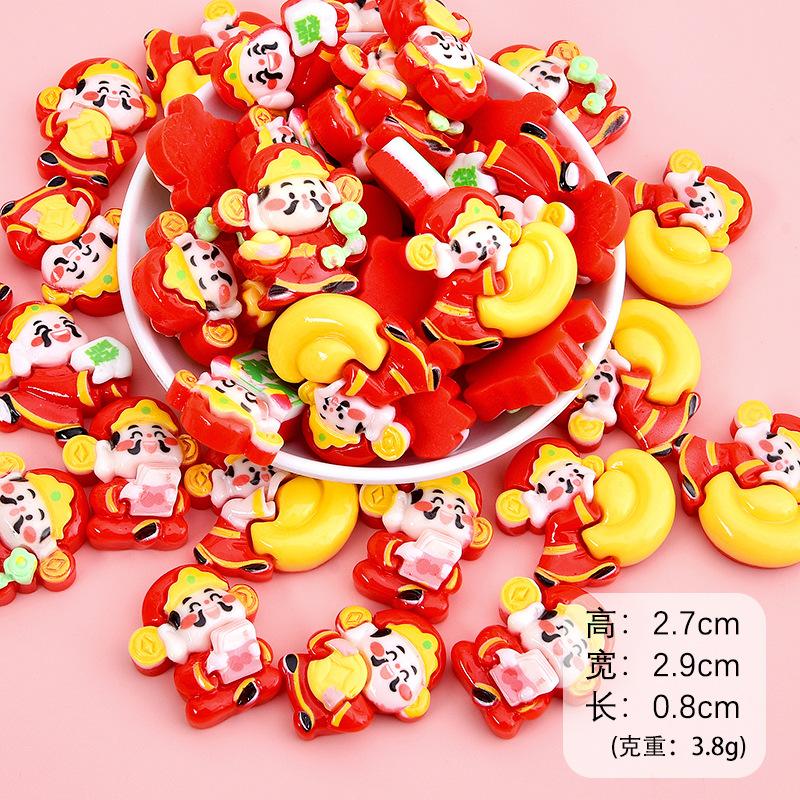 Rắn Thần Tài năm Tỵ resin, phụ kiện DIY (NX-710)