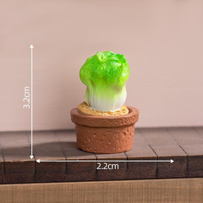 Tiểu cảnh rau củ DIY, phụ kiện tiểu cảnh mini bàn thu nhỏ đáng yêu, cute và bắt mắt (ZC-897)