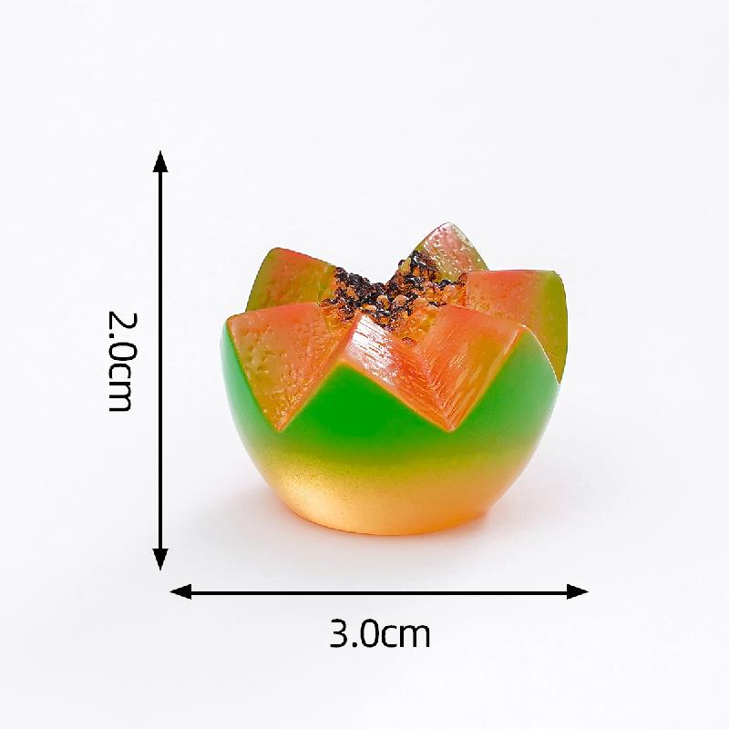 Tiểu cảnh trái cây phát sáng: dưa hấu, thanh long DIY, phụ kiện tiểu cảnh mini (ZC-654)