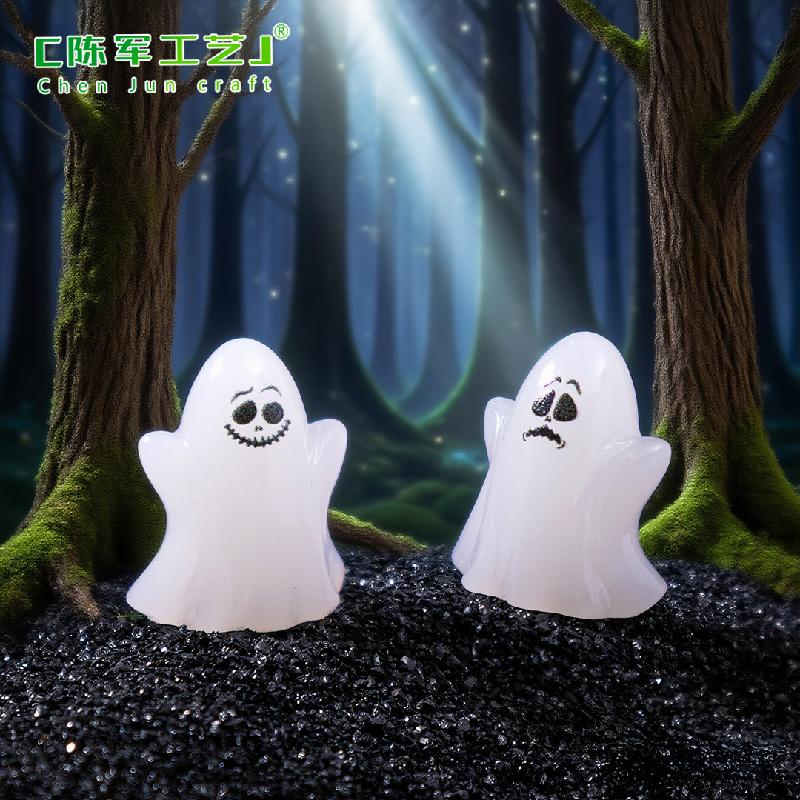 Phụ Kiện Tiểu Cảnh 跨境外贸微景观创意幽灵万圣节造景 DIY装饰品配件迷你树脂小摆件