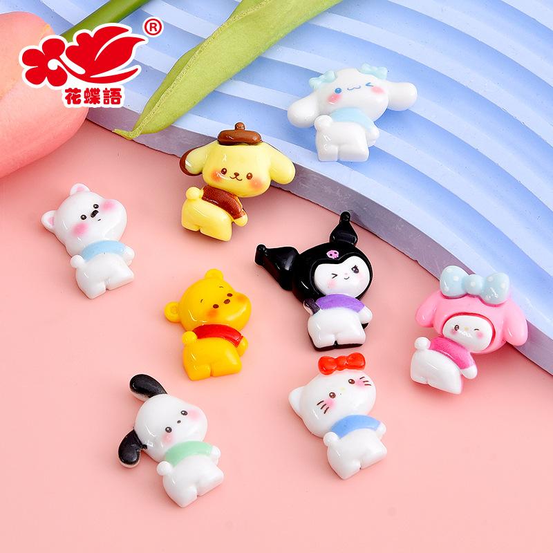 Phụ Kiện Nhỏ Xinh Động vật resin mini, phụ kiện DIY, gương, nam châm tủ lạnh (NX-619)