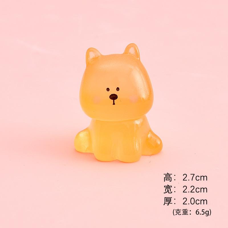 Động vật resin mini, mô hình để bàn, phụ kiện DIY, nam châm tủ lạnh, blind box (NX-462)