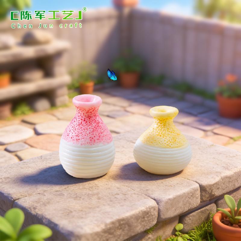 Phụ Kiện Tiểu Cảnh Tiểu cảnh bình hoa mini, phụ kiện trang trí cây cảnh DIY (ZC-110)