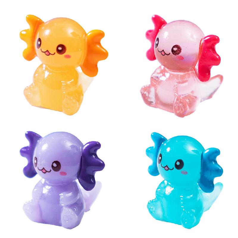 Phụ Kiện Tiểu Cảnh Kỳ giông Axolotl ngồi mini trang trí (PK-748)