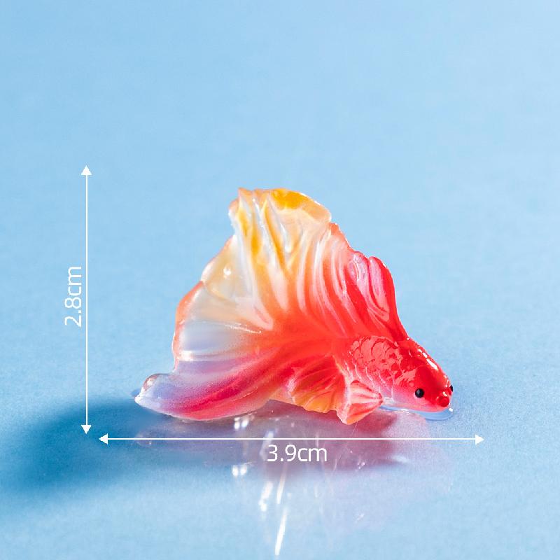 Cá vàng & cá Koi mini – Mô hình cá cảnh trang trí bể cá, bàn làm việc (M-1364)
