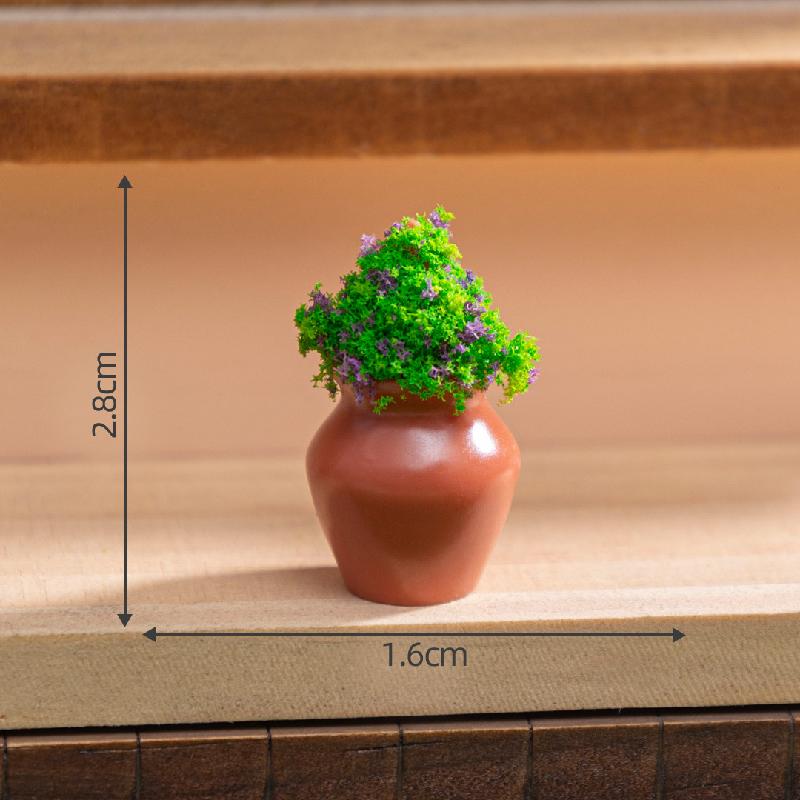 Tiểu cảnh cây cảnh mini giả, lọ sinh thái DIY, phụ kiện treo bàn tiểu cảnh mini (ZC-497)