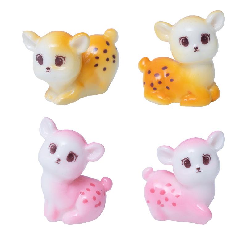Tiểu cảnh hươu may mắn DIY, phụ kiện tiểu cảnh mini treo bàn resin đáng yêu (ZC-1076)