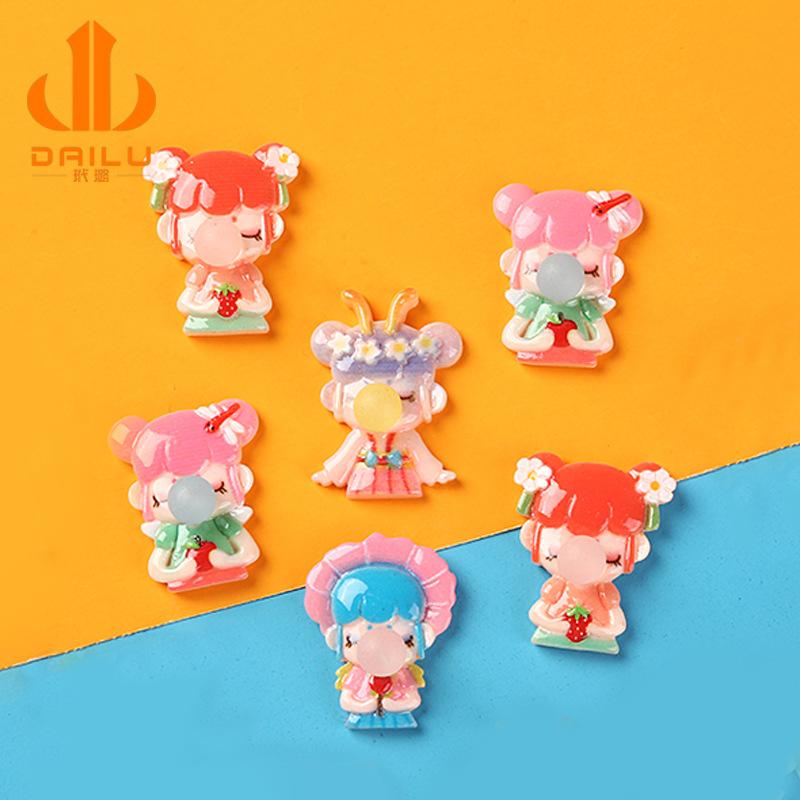 Charm thổi bong bóng DIY trang trí vỏ điện thoại (FF-487)