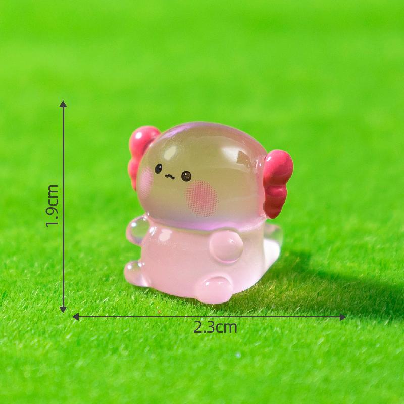 Tiểu cảnh rồng lục giác mập phát sáng DIY, phụ kiện tiểu cảnh mini resin cute (ZC-1094)