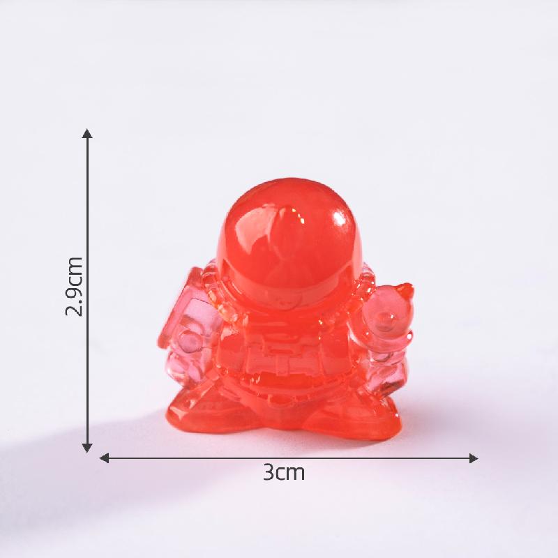 Tiểu cảnh robot Gundam phát sáng DIY, phụ kiện tiểu cảnh mini resin treo bàn craft đáng yêu cute (ZC-1478)