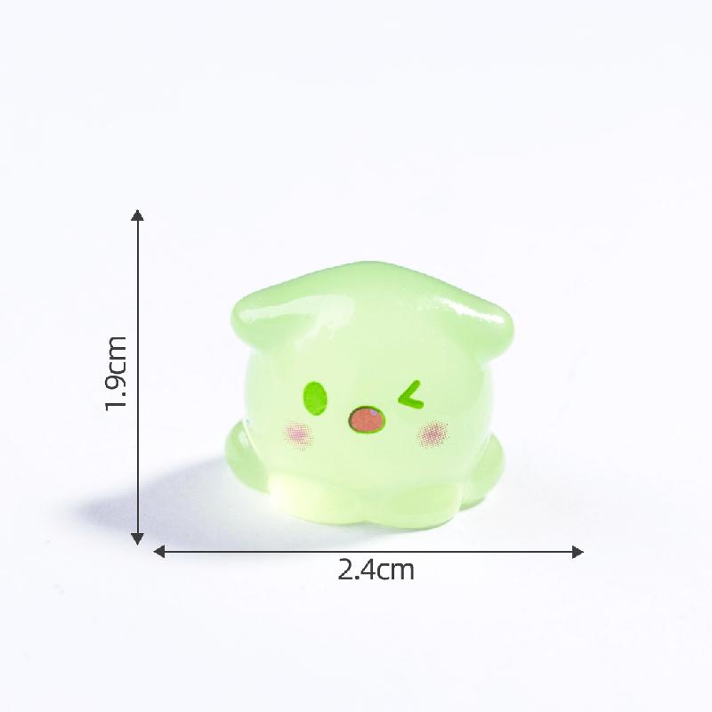 Tiểu cảnh bạch tuộc biển phát sáng DIY, phụ kiện tiểu cảnh mini resin garden treo bàn đáng yêu cute (ZC-1473)