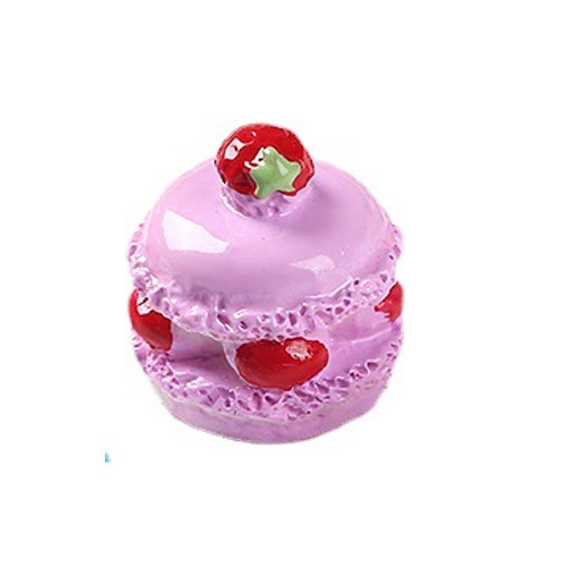 Charm bánh kem 2 tầng DIY trang trí vỏ điện thoại (FF-520)