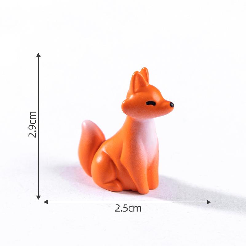 Tiểu cảnh cáo và hoàng tử DIY, phụ kiện treo tiểu cảnh mini bàn thu nhỏ cute (ZC-887)