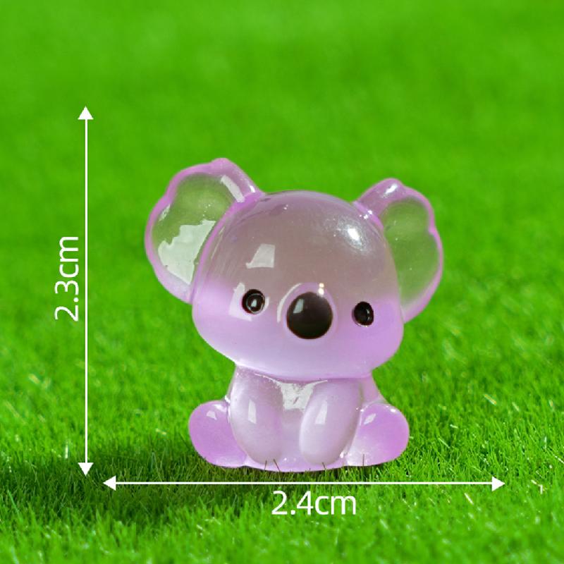 Tiểu cảnh koala phát sáng DIY, phụ kiện tiểu cảnh mini bàn treo đáng yêu, cute (ZC-1042)