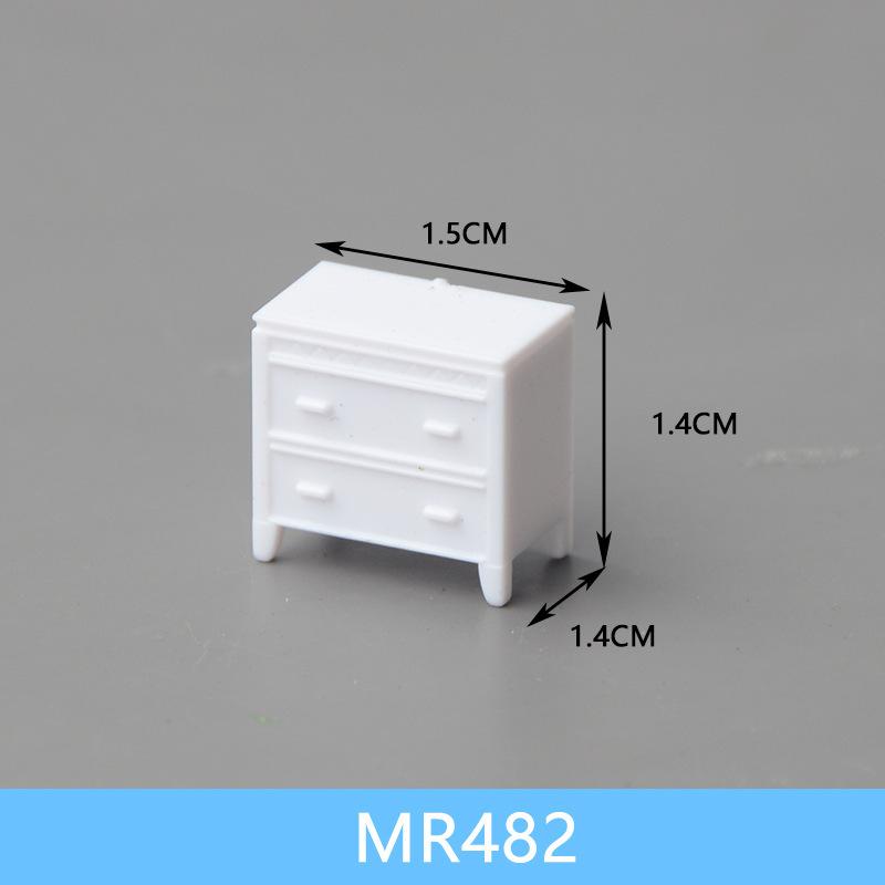 Bộ Nội Thất Phòng Tắm Mini Tỷ Lệ 1:75 (MH-104)