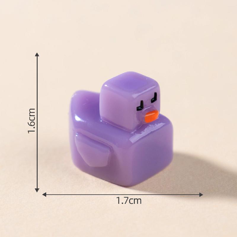 Tiểu cảnh vịt vàng phát sáng DIY, phụ kiện tiểu cảnh mini blind bag bàn cute (ZC-909)
