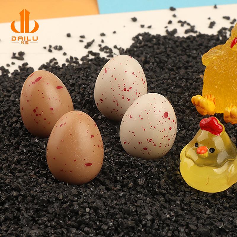 Charm trứng gà DIY tiểu cảnh trang trí điện thoại (FF-331)