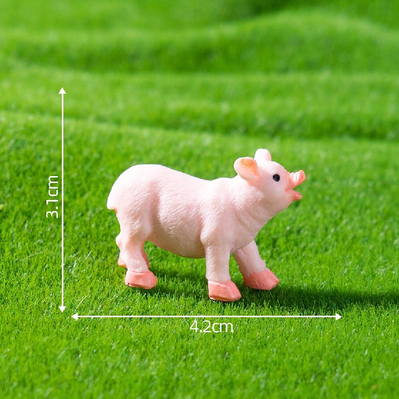 Tiểu cảnh nông trại: bò, cừu, DIY, phụ kiện bàn tiểu cảnh mini đồng quê nhỏ xinh (ZC-157)