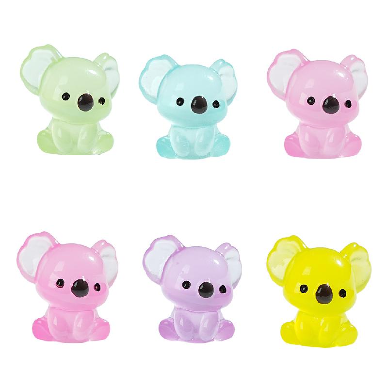 Tiểu cảnh koala phát sáng DIY, phụ kiện tiểu cảnh mini bàn treo đáng yêu, cute (ZC-1042)