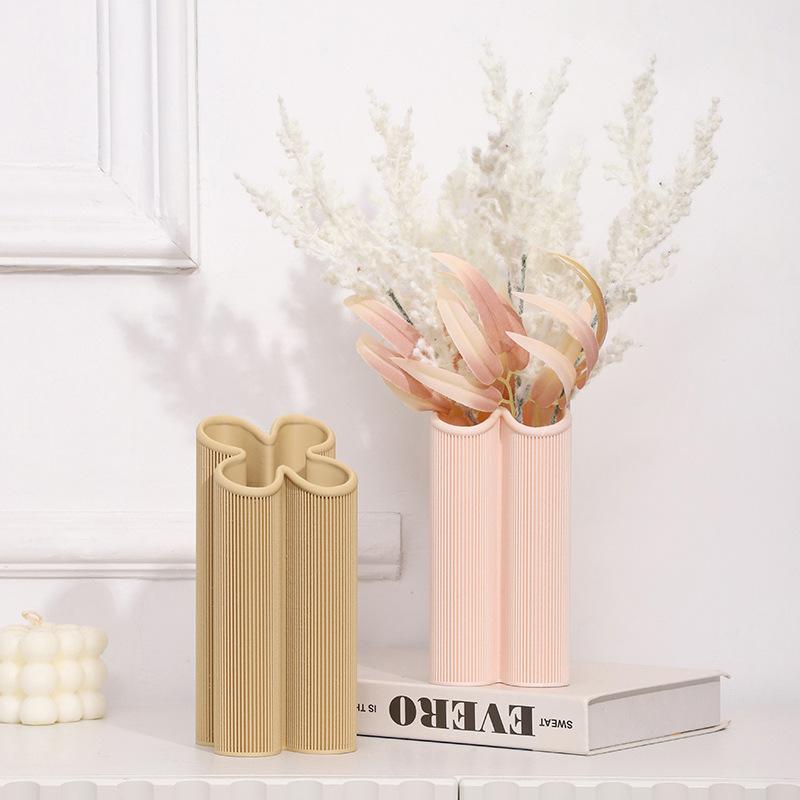 Chậu Cây Resin Bình hoa trang trí resin, bình cắm hoa giả và cây thủy sinh, bình hoa khô tối giản cho văn phòng và bàn làm việc (RG-200)