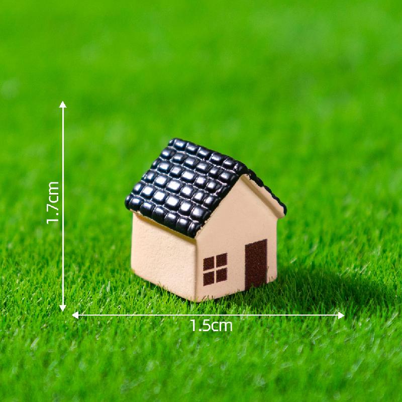 跨境微景观创意房子小树棋子园艺造景 DIY装饰品挂配件迷你小摆件