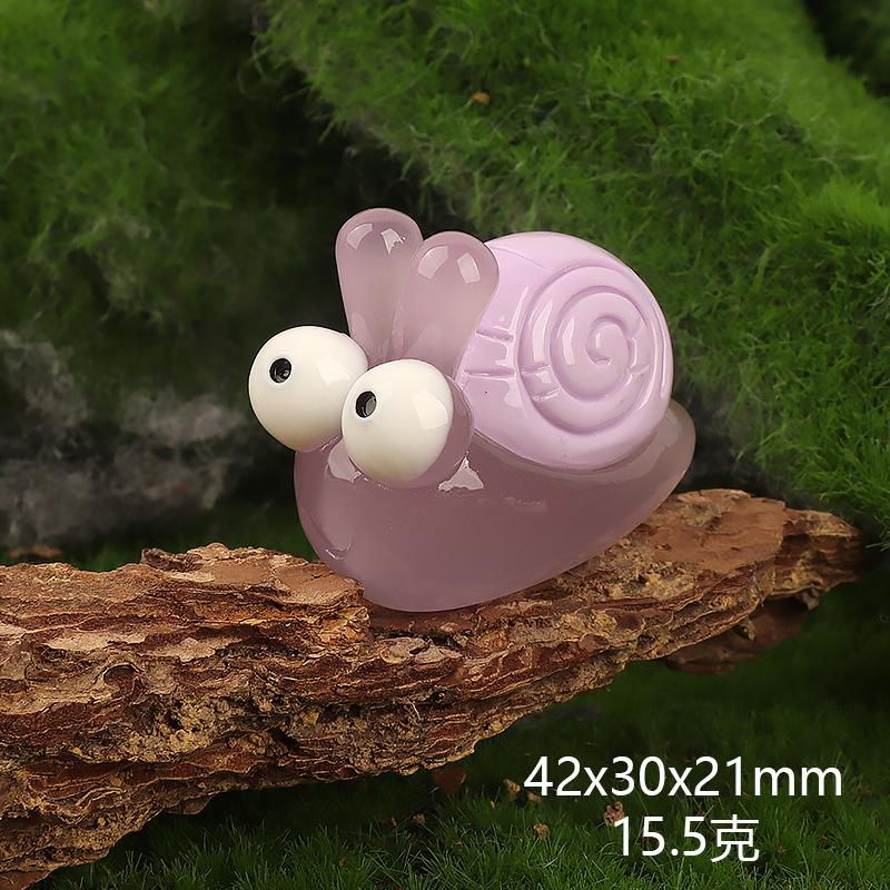 Charm ốc sên phát sáng DIY trang trí chìa khóa (FF-57)