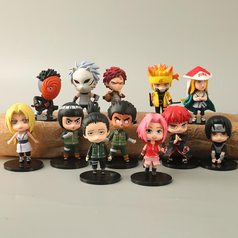 12 mẫu bộ đồ chơi Hỏa Diệu của Naruto, hình vẽ hoạt hình, Naruto, Kankuro, Kankuro, Orochimaru, cổ động vật, đồ chơi. ZZ-238