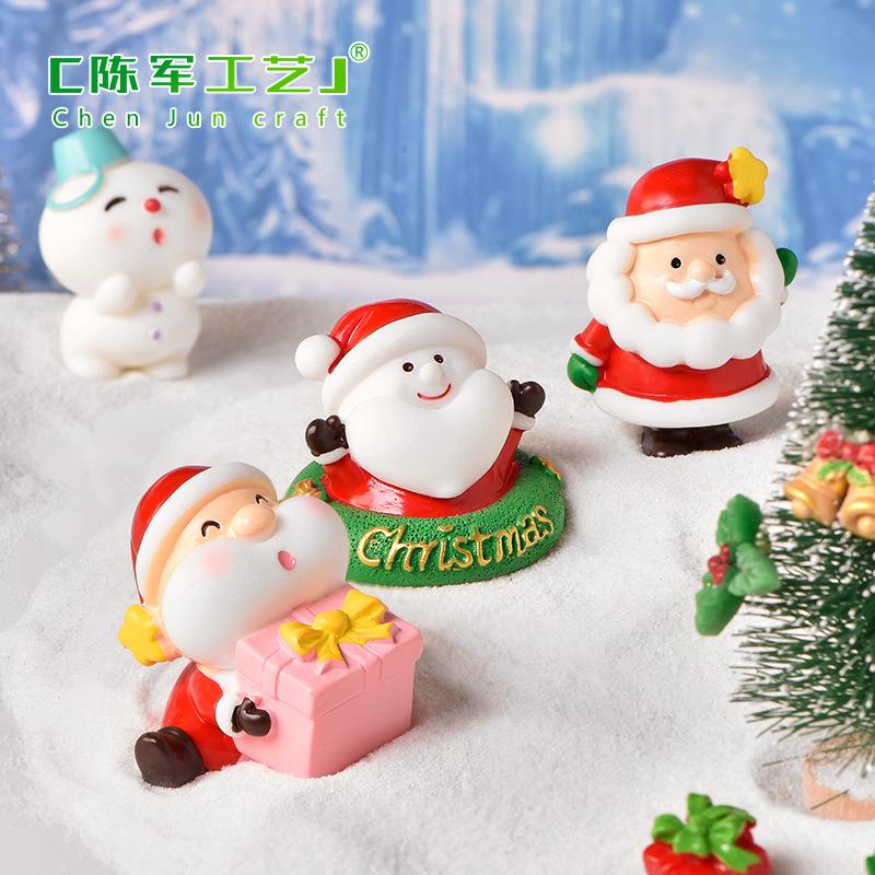 Tiểu cảnh Noel, ông già Noel, người tuyết cho quả cầu (ZC-79)