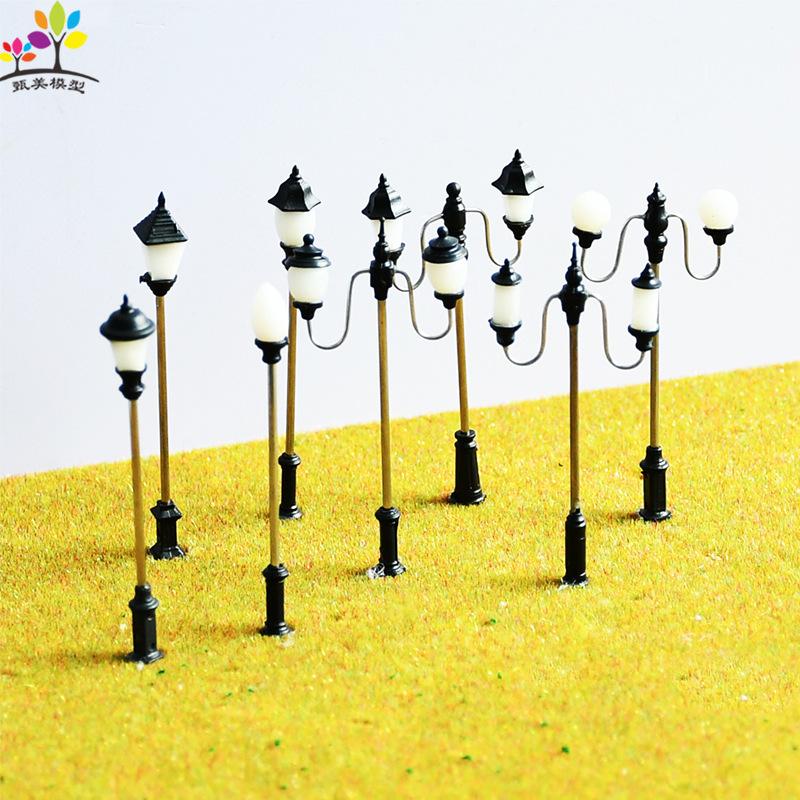 Phụ Kiện Mô Hình Đèn Đường LED Hai Đầu Mini Mô Hình (MH-132)