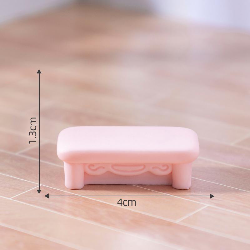 Tiểu cảnh sofa, tủ hồng DIY, phụ kiện tiểu cảnh mini nhà búp bê thu nhỏ đáng yêu (ZC-829)