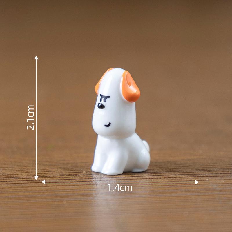 Tiểu cảnh cún con dễ thương, búp bê DIY, phụ kiện xe hơi bàn tiểu cảnh mini (ZC-501)