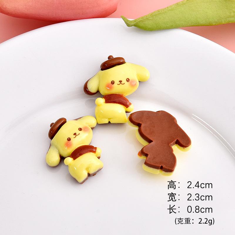 Động vật resin mini, phụ kiện DIY, gương, nam châm tủ lạnh (NX-619)