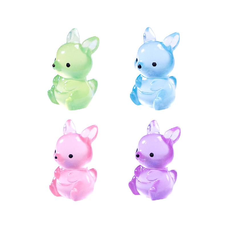 Tiểu cảnh kangaroo phát sáng DIY, phụ kiện tiểu cảnh mini treo bàn garden cute (ZC-1107)