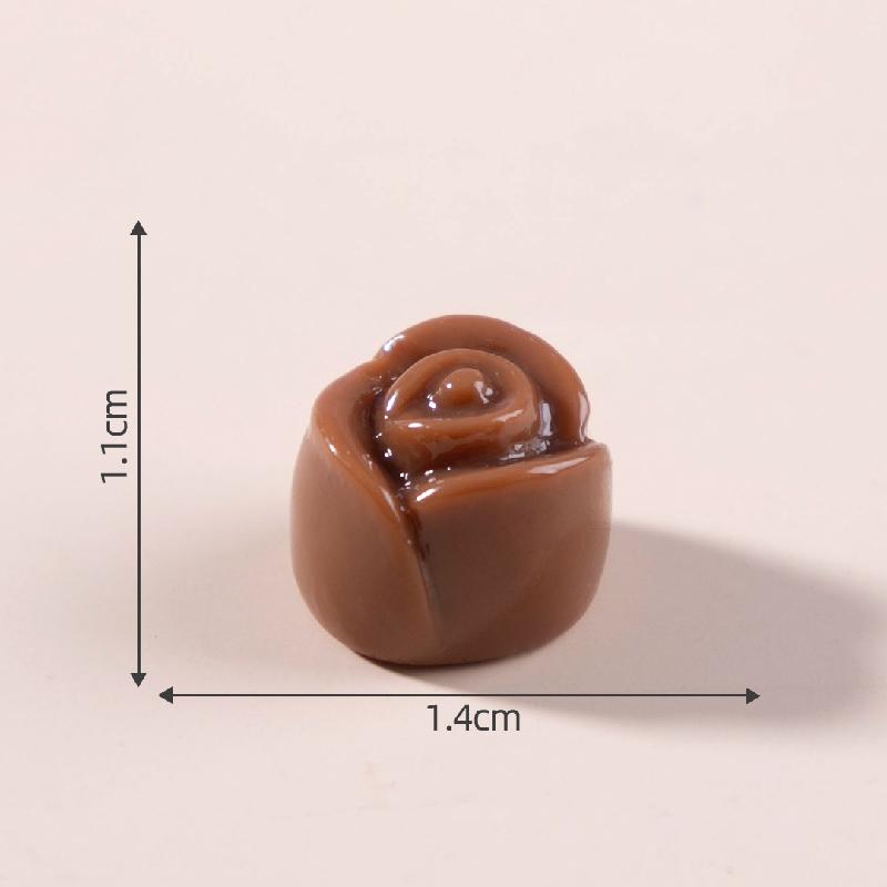Tiểu cảnh chocolate giả ăn DIY, phụ kiện kẹp tóc, sticker bàn tiểu cảnh mini (ZC-818)