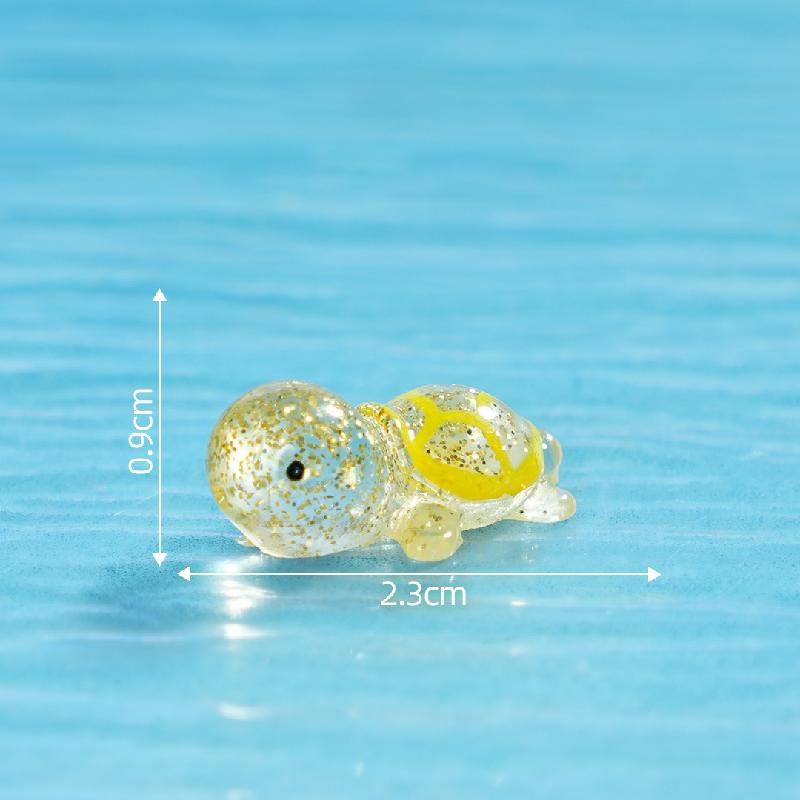 Tiểu cảnh rùa & kỳ nhông phát sáng DIY, phụ kiện tiểu cảnh mini resin garden treo bàn đáng yêu cute (ZC-1467)