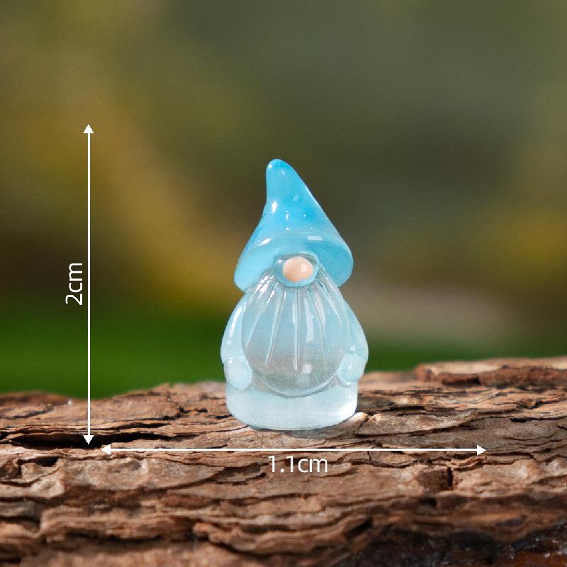 Tiểu cảnh ông già Easter phát sáng DIY, phụ kiện bàn tiểu cảnh mini (ZC-748)