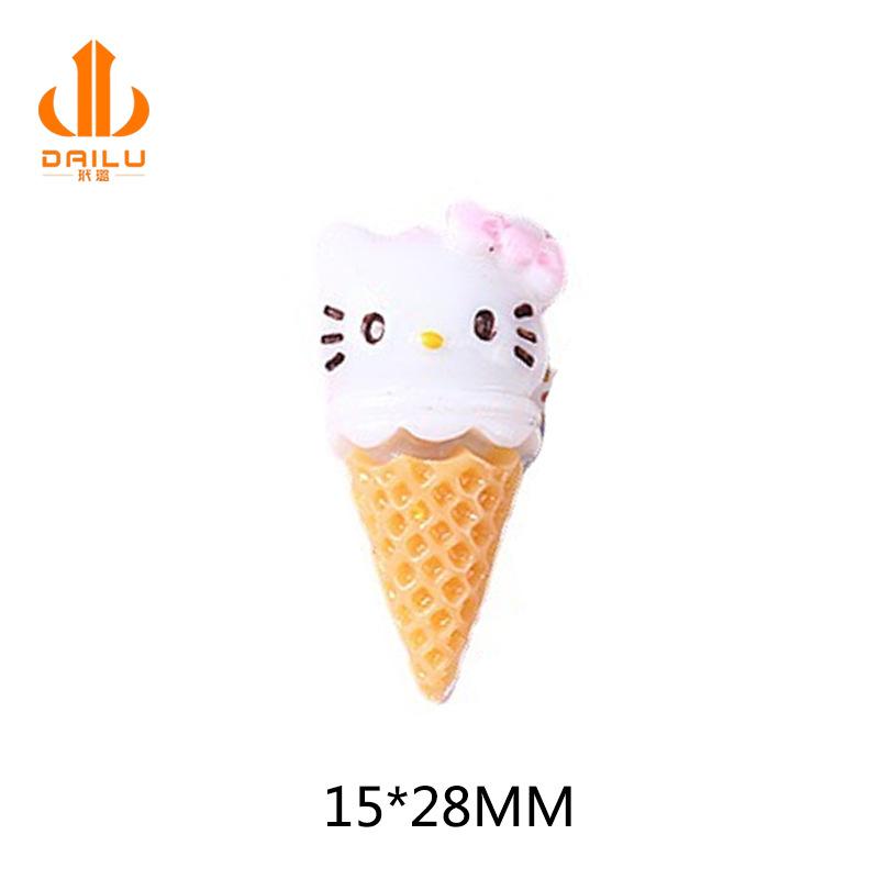 树脂卡通冰激凌 雪糕diy手工配件可爱 奶油手机壳材料diy饰品配件