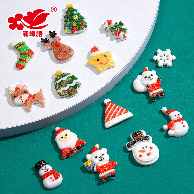 Phụ kiện Noel resin, DIY, kem giả (NX-627)
