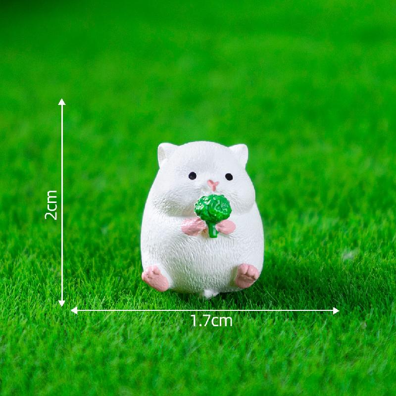 Tiểu cảnh động vật rừng: cú, búp bê DIY, phụ kiện treo bàn tiểu cảnh mini (ZC-495)