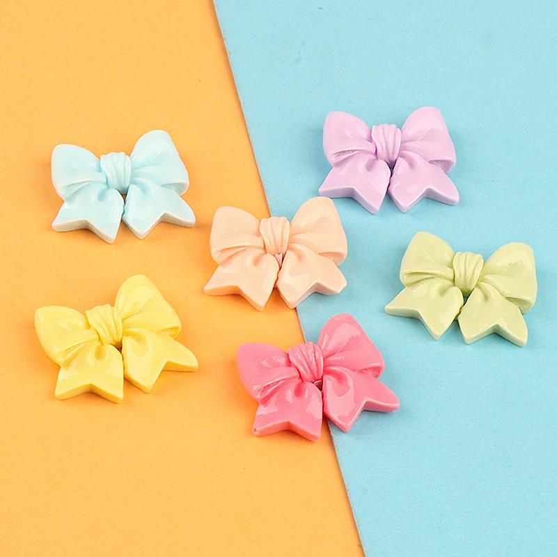 Charm nơ sáng bóng DIY trang trí điện thoại (FF-380)