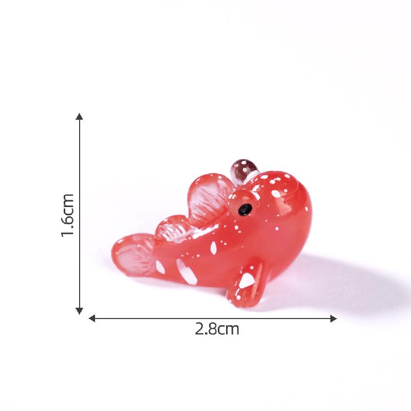 微景观创意夜光弹涂鱼公仔海洋沙滩造景 DIY装饰品配件迷你小摆件