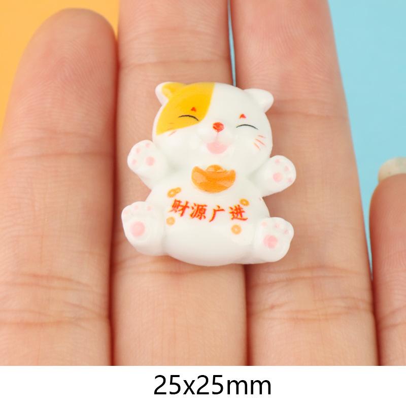 Charm mèo may mắn DIY trang trí vỏ điện thoại (FF-501)